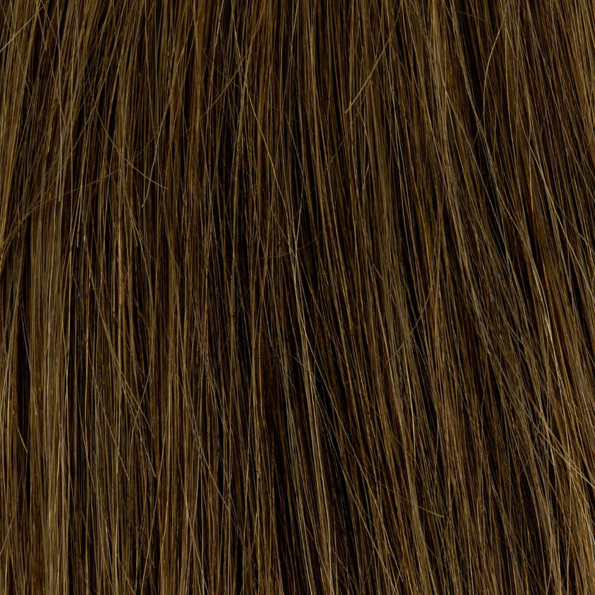 Schnitthaar Glatt 4A - Aschschokobraun