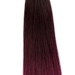 Schnitthaar Glatt Ombre 1B - Red