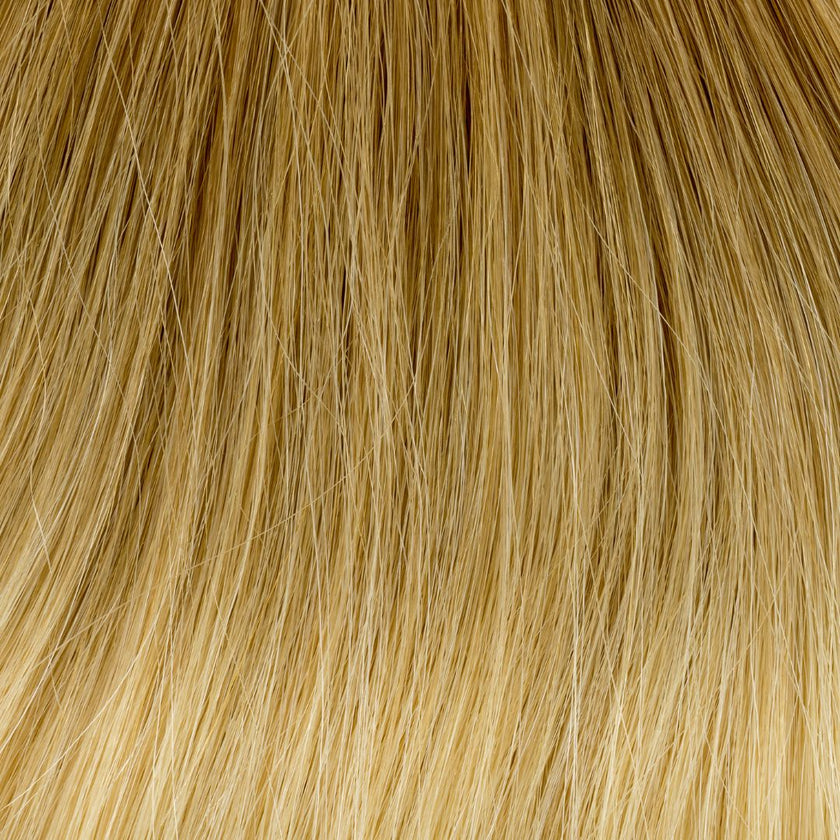 Bonding Extensions 10er Pack Glatt Ombre T18 22-Aschblond zu Helles Platin
