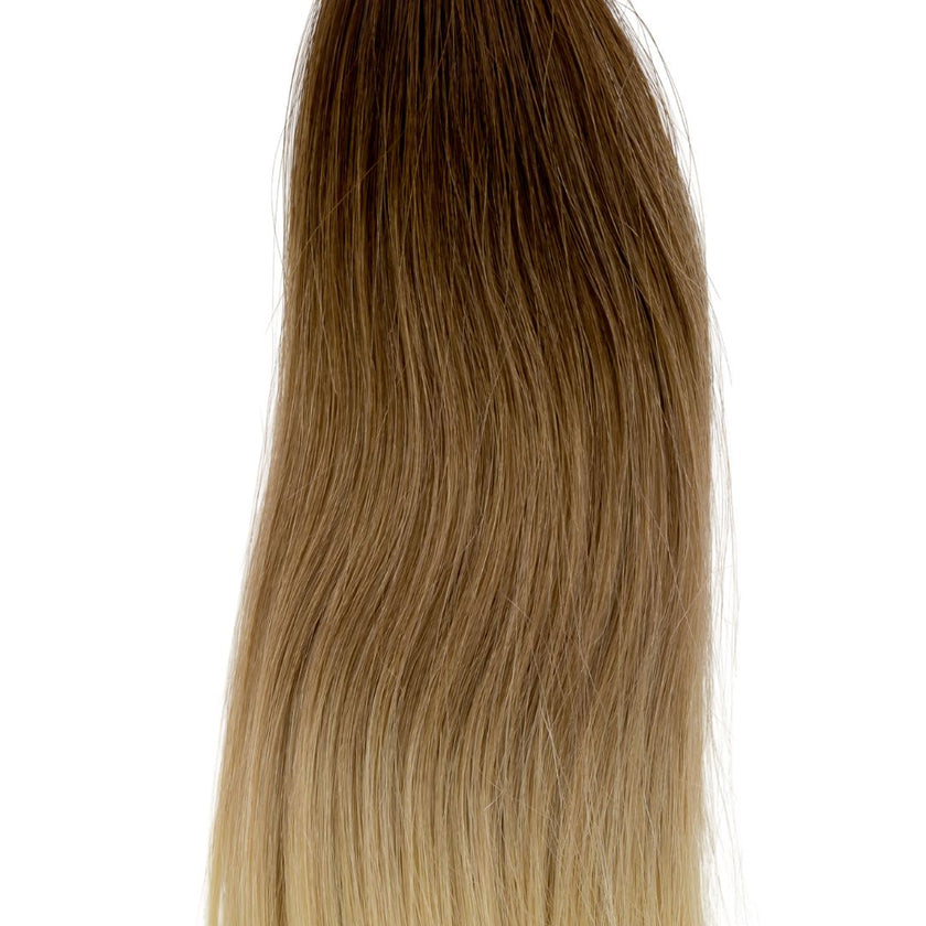 Bonding Extensions 10er Pack Glatt Ombre T8 1860-Hellblond zu Aschblond zu Hellbraun