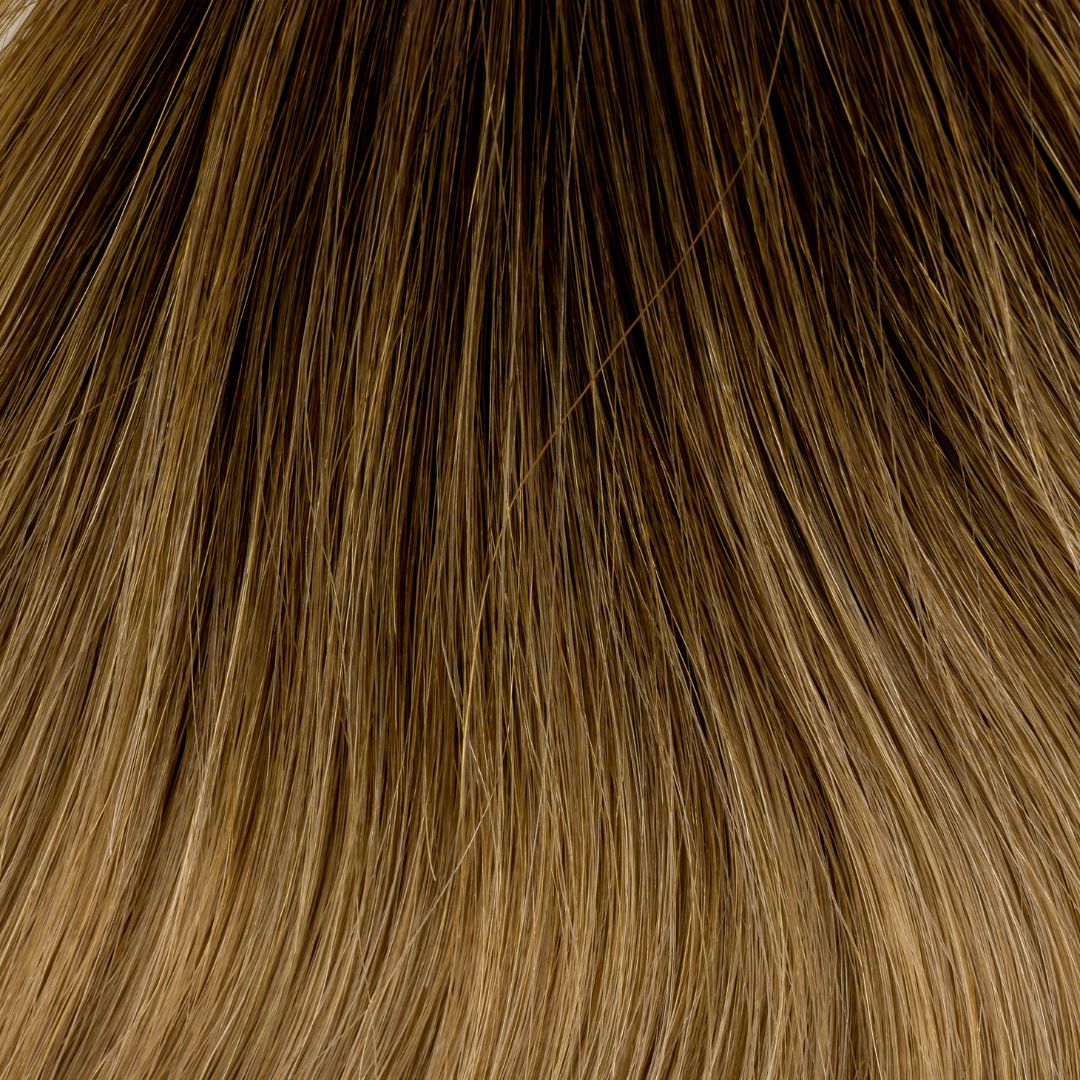 Bonding Extensions 10er Pack Glatt Ombre T8 1860-Hellblond zu Aschblond zu Hellbraun