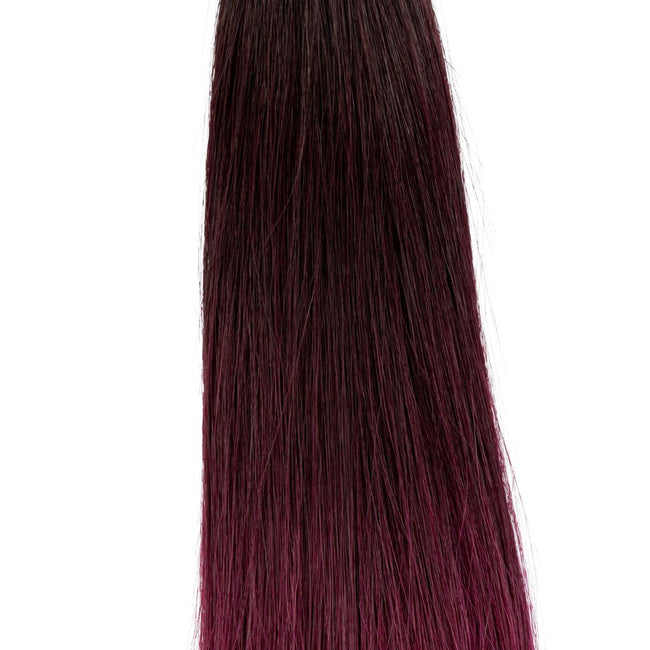Bonding Extensions 10er Pack Glatt Ombre 1B red-Schwarz zu Rot