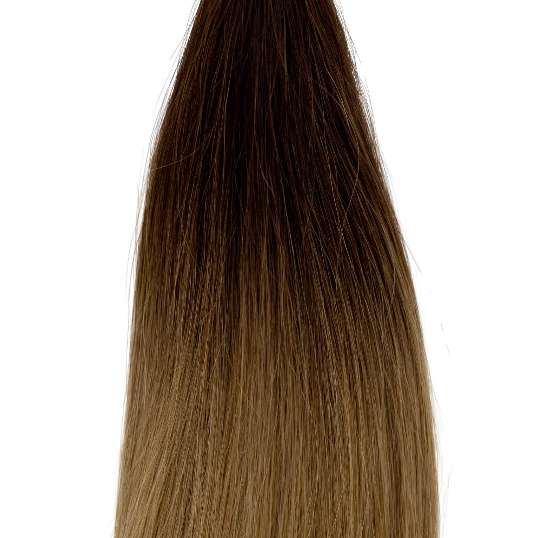 Schnitthaar Glatt Ombre T402 404 18