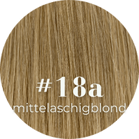 Mittelaschigblonde Extensions