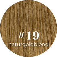 Naturgoldblonde Extensions