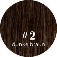 Dunkelbraune Extensions