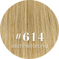 Aschhellblonde Extensions